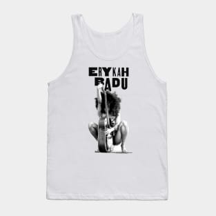 Erykah Badu | Vintage RNB Black White Tank Top